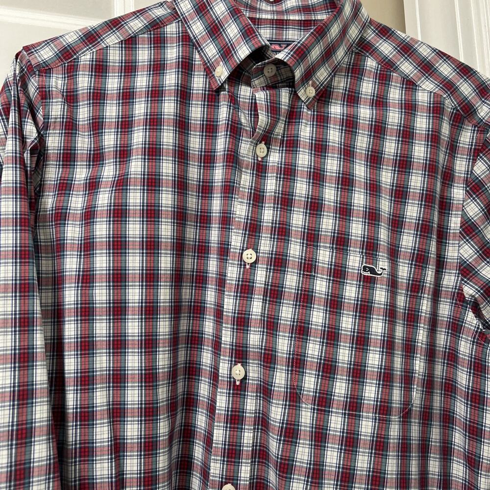 Vineyard Vines Men's Classic Fit Tucker Shirt Multicolor Plaid, Small w/pocket